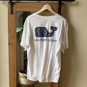Vineyard Vines Patriotic Pup Tee Shirt Size L